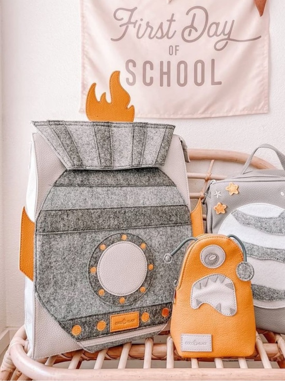 Coco Village Backpack & Alien Pouch - ROCKET ADVENTURE